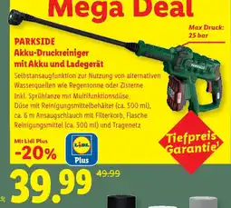 Lidl Parkside Akku-Druckreiniger mit Akku und Ladegerät Angebot