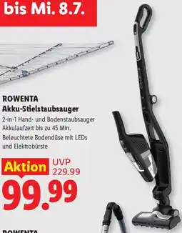 Lidl Rowenta Akku-Stielstaubsauger Angebot