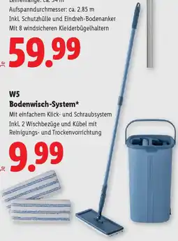 Lidl W5 Bodenwisch-System Angebot