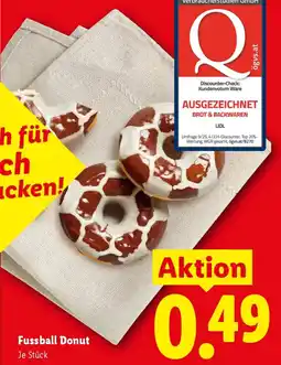 Lidl Fussball Donut Angebot