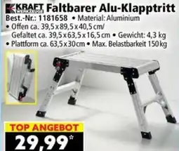 Norma KRAFT Faltbarer Alu-Klapptritt Angebot