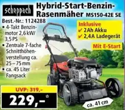 Norma Hybrid-Start-Benzin- Rasenmäher MS150-42E SE Angebot