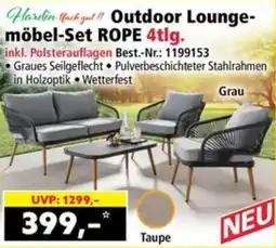 Norma Outdoor lounge- möbel-set rope Angebot