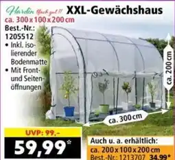 Norma XXL-Gewächshaus Angebot