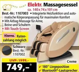 Norma Elektr. Massagesessel Angebot