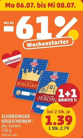 PENNY Schärdinger käsescheiben Angebot