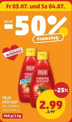 PENNY Felix ketchup Angebot