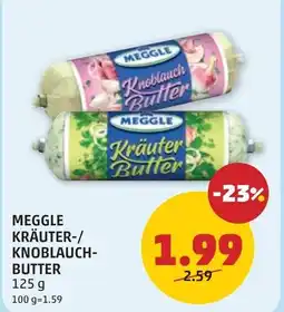 PENNY Meggle kräuter-/ knoblauch- butter Angebot