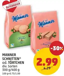 PENNY Manner schnitten od. törtchen Angebot