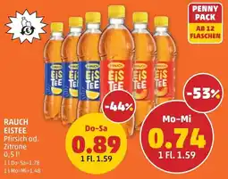 PENNY Rauch eistee pfirsich od. zitrone Angebot