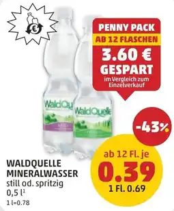PENNY Waldquelle mineralwasser Angebot