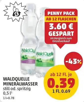PENNY Waldquelle mineralwasser Angebot