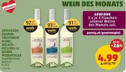 PENNY Erzherzog johann sauvignon blanc, welsch- riesling od. gelber muskateller Angebot