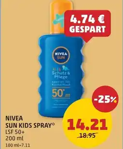 PENNY Nivea sun kids spray lsf 50+ Angebot