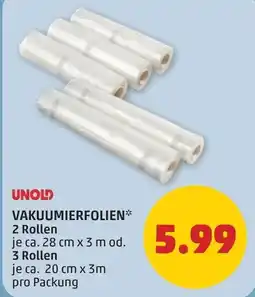 PENNY Vakuumierfolien 2 Rollen od 3 Rollen Angebot