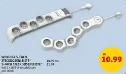 PENNY Wendige 5-fach- steckdosenleiste Angebot