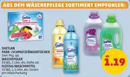PENNY Shetlan farb-/schmutzfängertücher od. weichspüler od. flüssig waschmittel Angebot