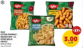 PENNY Iglo gitter pommes, kroketten od. feine welle frites Angebot
