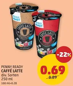PENNY Penny ready caffé latte Angebot