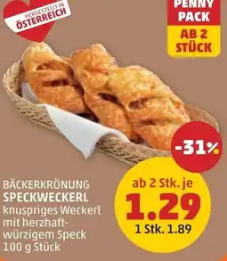 PENNY Bäckerkrönung speckweckerl Angebot