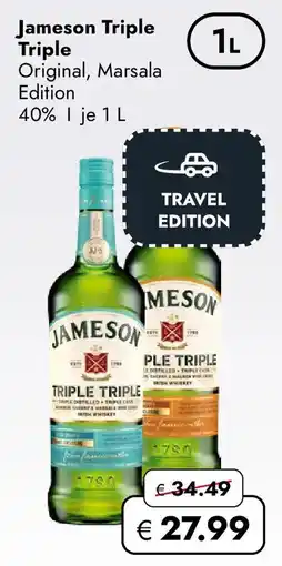 Travel FREE Jameson Triple Triple Angebot