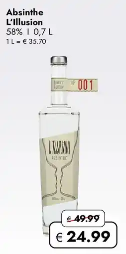 Travel FREE Absinthe L'Illusion 58% Angebot