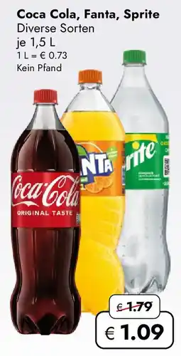 Travel FREE Coca Cola, Fanta, Sprite Angebot