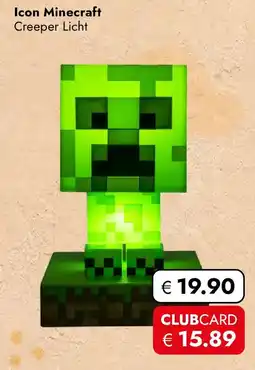 Travel FREE Icon Minecraft Creeper Licht Angebot