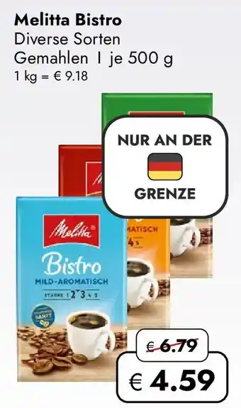 Travel FREE Melitta Bistro Angebot