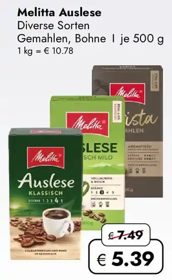 Travel FREE Melitta Auslese Angebot