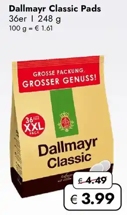 Travel FREE Dallmayr Classic Pads Angebot