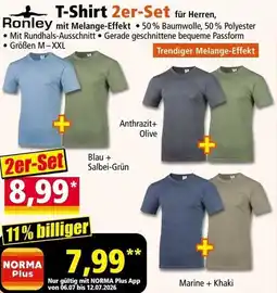 Norma T-Shirt 2er-Set für Herren Angebot