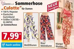 Norma Sommerhose Culotte für Damen Angebot