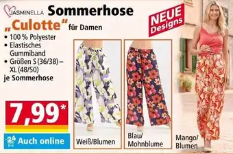 Sommerhose Culotte für Damen