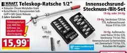 Norma Teleskop-Ratsche 1/2, Innensechsrund- Stecknuss-/Bit-Set Angebot