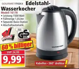 Norma Gourmetmaxx edelstahl- wasserkocher Angebot