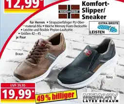 Norma Komfort- Slipper/ Sneaker Angebot