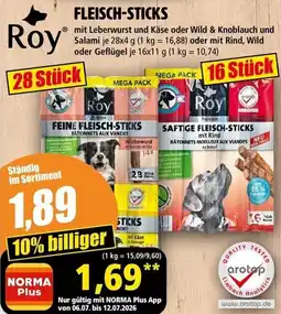 Norma Fleisch-sticks Angebot