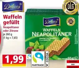 Norma Waffeln gefüllt Angebot