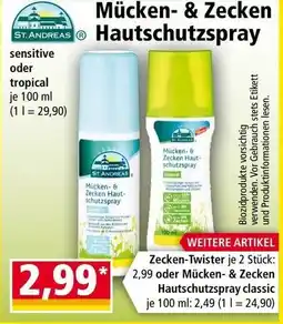 Norma Mücken- & Zecken Hautschutzspray Angebot