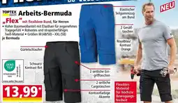 Norma TOPTEX Arbeits-Bermuda Flex mit flexiblem Bund, für Herren Angebot
