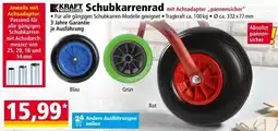 Norma KRAFT Schubkarrenrad mit Achsadapter pannensicher Angebot