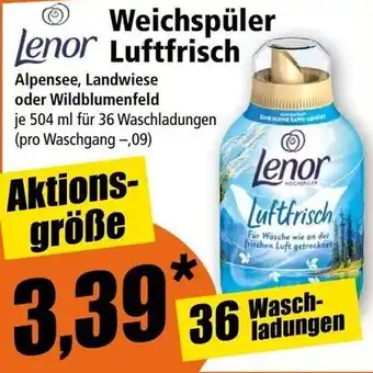 Norma Lenor Weichspüler Luftfrisch Angebot