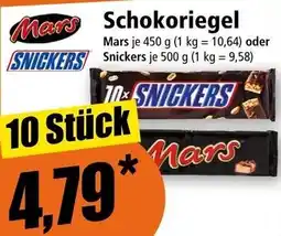 Norma Schokoriegel Angebot