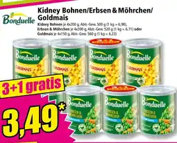 Norma Kidney Bohnen/Erbsen & Möhrchen/ Goldmais Angebot