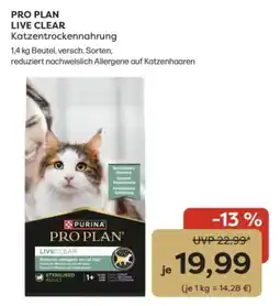 ZOO & Co Pro plan live clear katzentrockennahrung Angebot