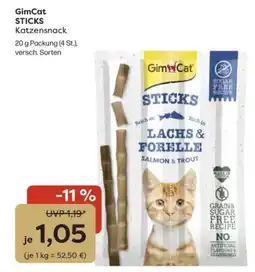 ZOO & Co Gimcat sticks Katzensnack Angebot