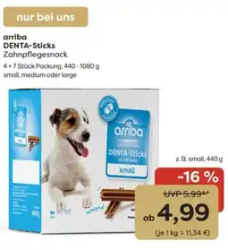 ZOO & Co Arriba denta-sticks Zahnpflegesnack Angebot