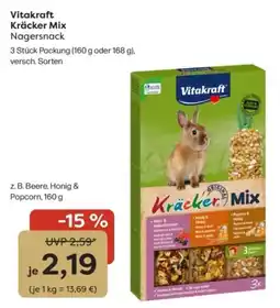 ZOO & Co Vitakraft Kräcker Mix Nagersnack Angebot