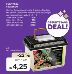 ZOO & Co Exo terra faunarium Angebot